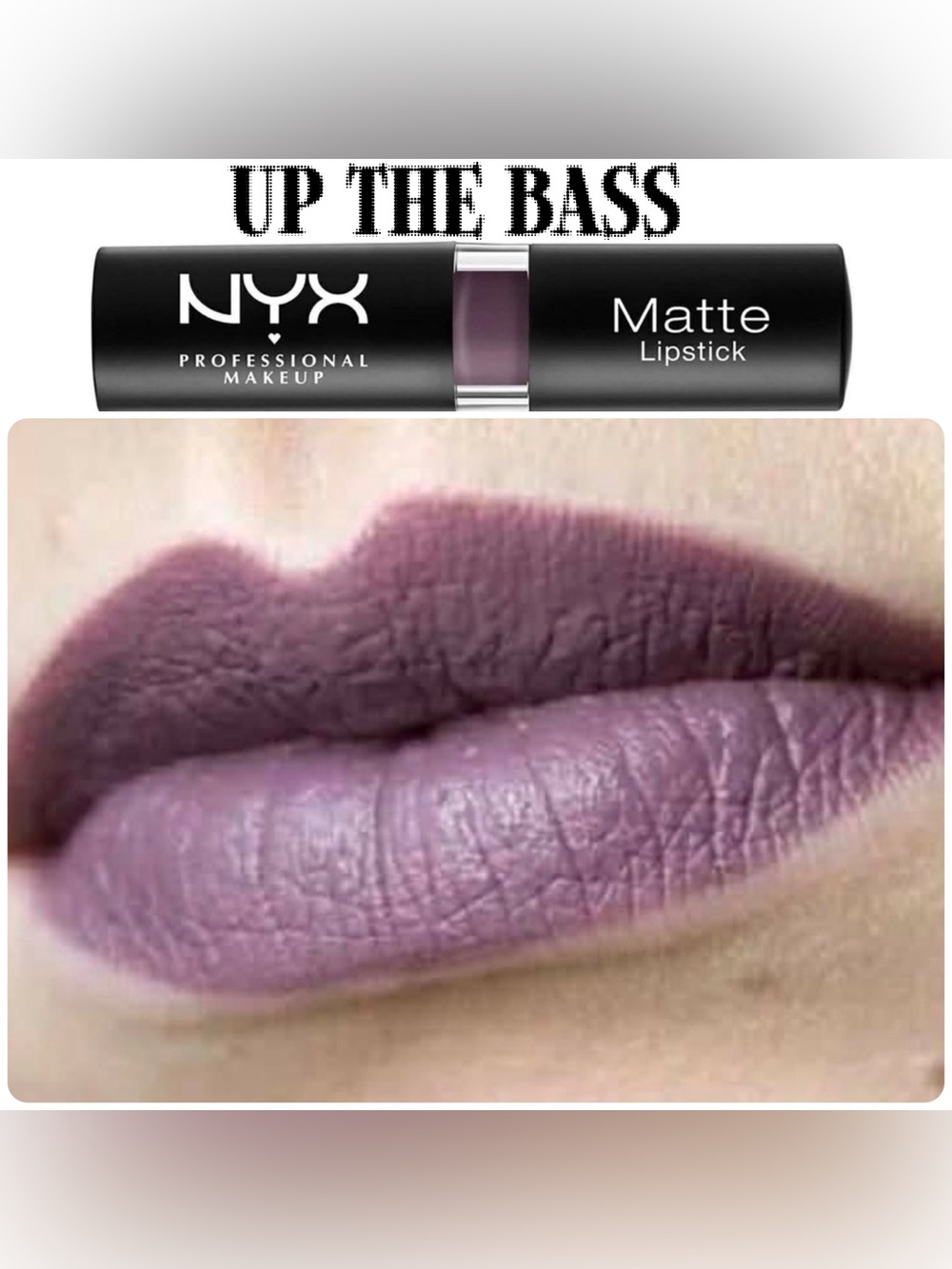 NYX Matte Lipstick Up The Bass (Plum Mauve)